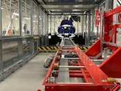 Well-maintained machines on a manufacturer assembly line, showcasing effective asset maintenance.
