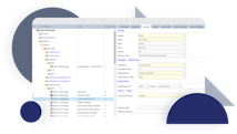 Meridian Cloud Business industry template user interface; metadata entry