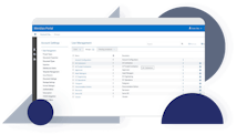 Meridian Cloud Business secure portal user interface 