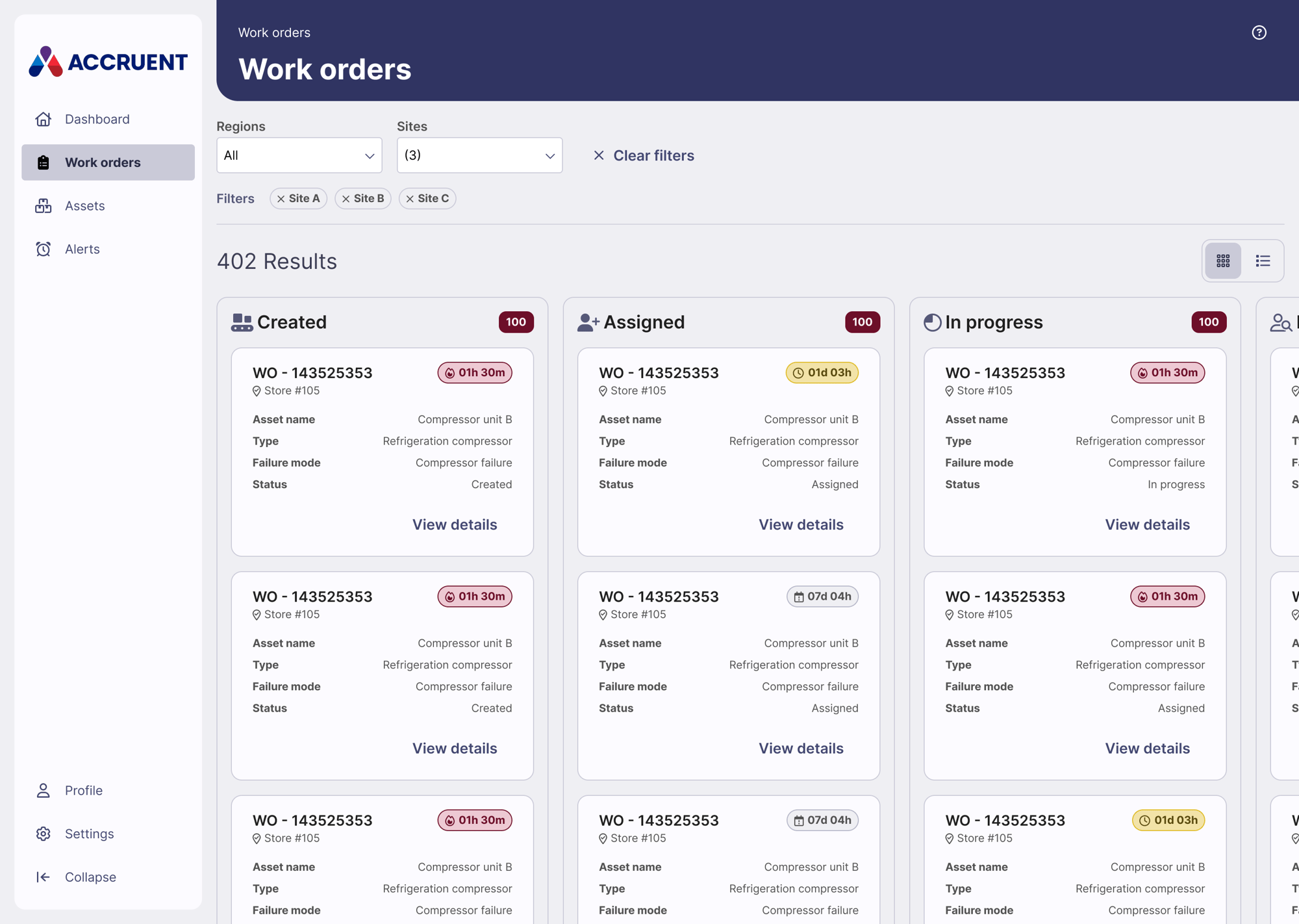 Work Orders Page (1)